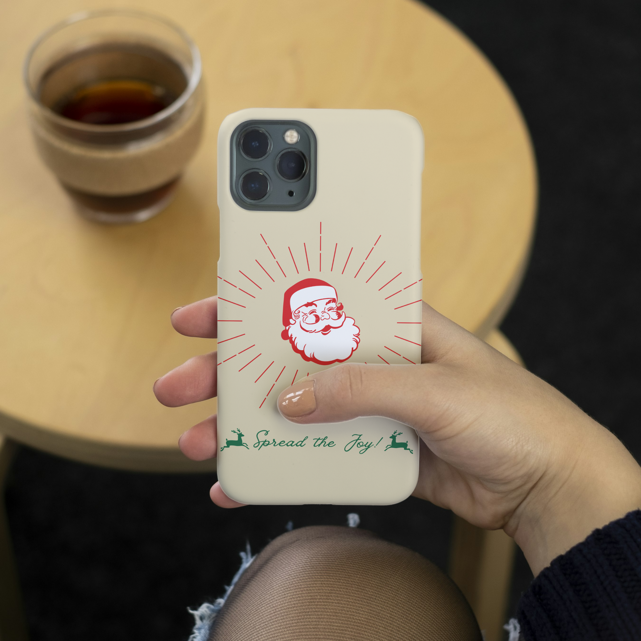 Santa's Cheer iPhone Case